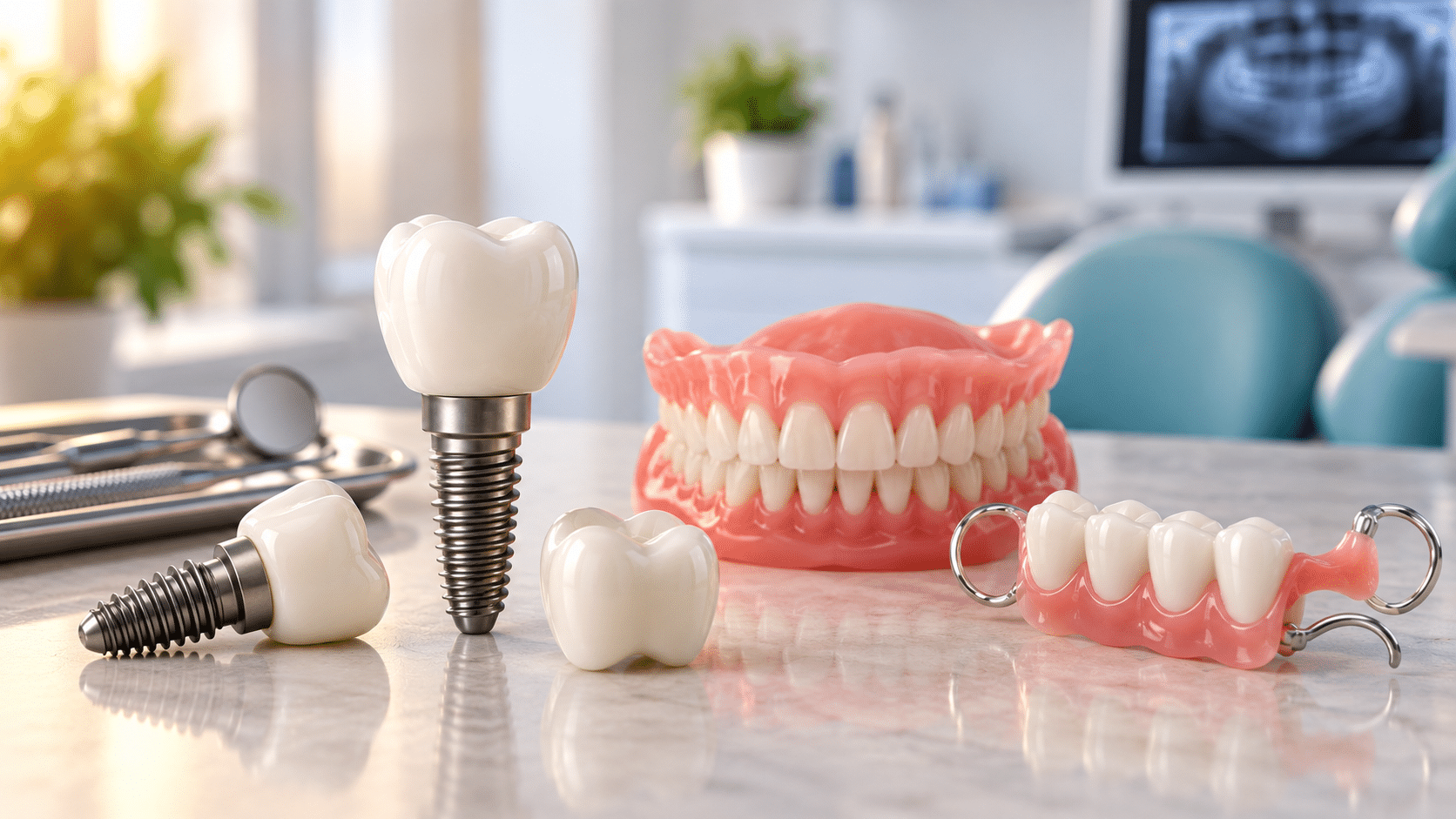 Implante dentário, dentadura ou prótese: qual a diferença entre eles?